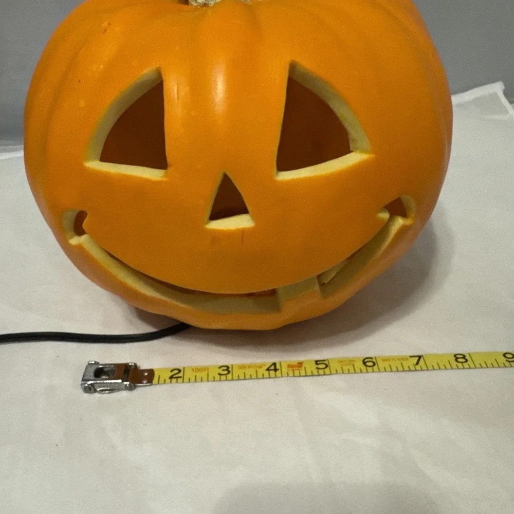 Halloween Jack o Lantern blow mold pumpkin Electric Lighted 2005 Model 22175 EUC